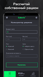 Калоризатор Caloric Screenshot