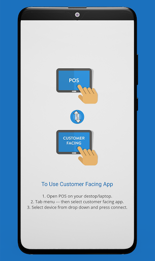 Android application HieCOR Customer Facing POS screenshort