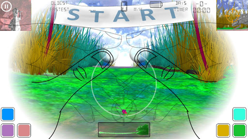 Android application Chameleon race 3D Simulator screenshort