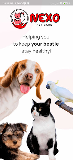 Android application Nexo Pet screenshort