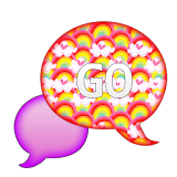 GO SMS - Rainbow Clouds 2 icon