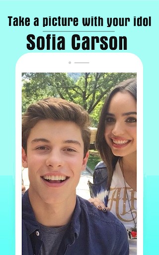 Take a picture with Sofia Carson