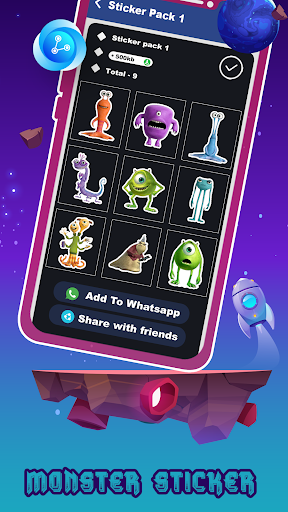 Monster Stickers For WhatsApp