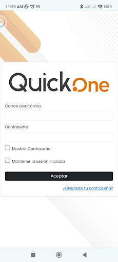 Android application Quick One screenshort