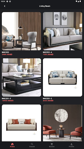 Android application NS Furniture screenshort
