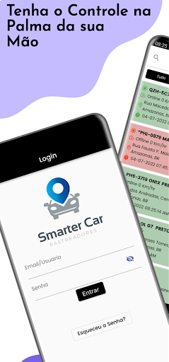 Android application SmarterCar Rastreadores screenshort