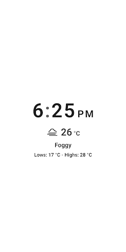 Desk clock Screen 3
