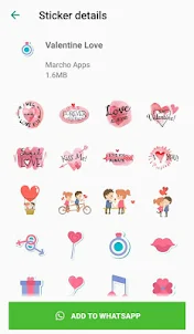 Valentine Day Stickers-WAStick