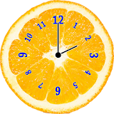Juicy Fruit Analog Clock icon