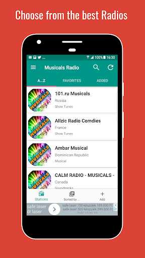 Broadway Musicals Radio Screen 2