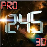 Space Clock 3D Pro LWP icon