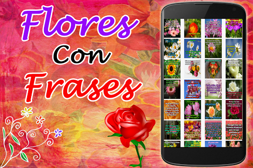 Android application Flores Con Frases screenshort
