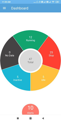 Android application RealTrack screenshort