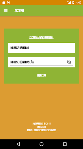 Android application SQGDOC screenshort