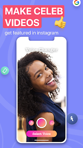 Voice changer-Celebrity Voice 2.0 APK + Mod 2