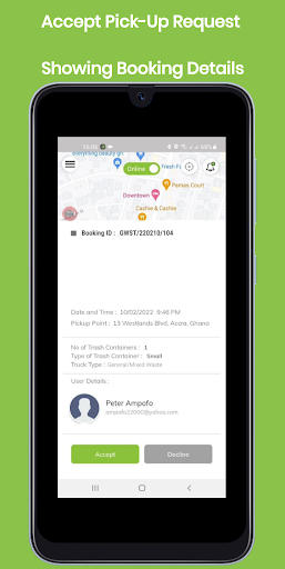 GoWaste Driver Screen 2