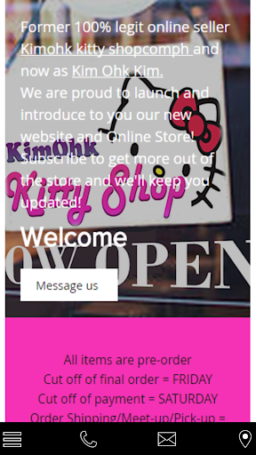 Android application KimOhk Kitty Shop screenshort