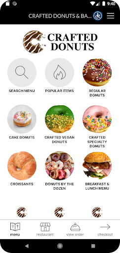 Crafted Bagels & Donuts Screen 2