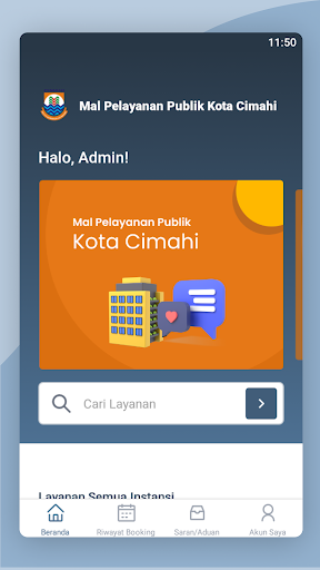 Android application MPP Kota Cimahi screenshort