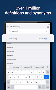 Oxford Dictionary & Thesaurus Screenshot