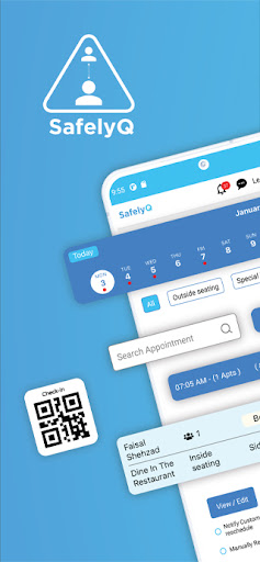 Android application SafelyQ Admin screenshort