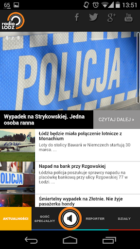 Android application Radio Łódź screenshort