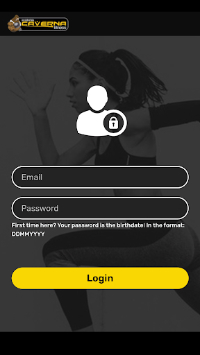Android application Caverna Fitness screenshort