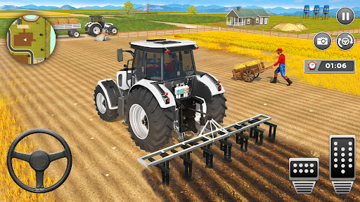 Android application Tractor Games - Farming Games screenshort