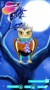 Fancy Owl Dress Up Game