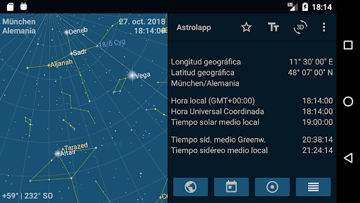 Captura de Pantalla 2 Astrolapp mapa de estrellas y  android