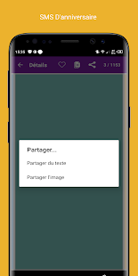 SMS Anniversaire 2022 Screenshot