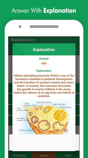 Biology MCQs with Answers and  Screenshot 4 - AppWisp.com