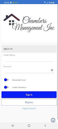 Android application Chambers Management Inc. screenshort
