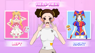 Game screenshot Left or Right: Star Girl Style mod apk