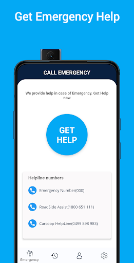 Android application CarCoop - Emergency Assist App screenshort