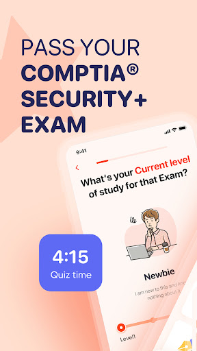 Android application CompTIA® Security+ Prep 2024 screenshort