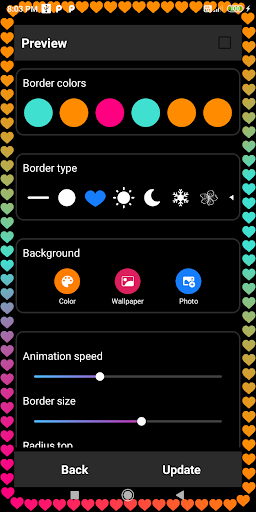 Colorful Edge Border Lighting