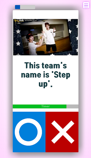 Android application BTS QUIZ screenshort