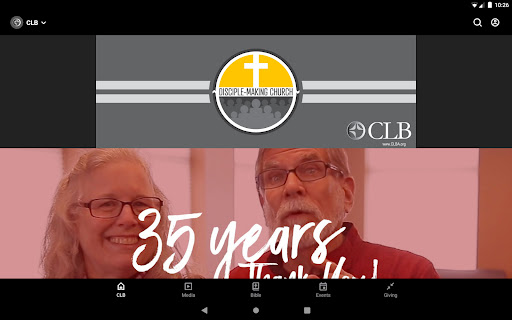 Screenshot of CLB