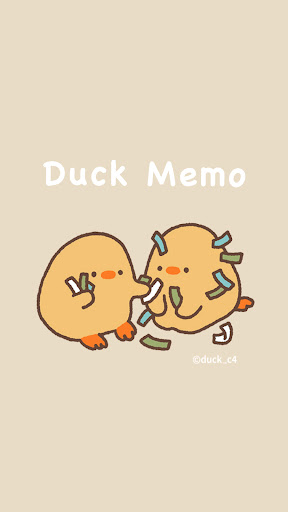 Android application Duck memo screenshort