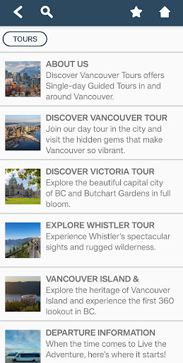Discover Vancouver Tours Screen 2