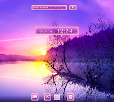 screenshot of Wondrous Lake Theme