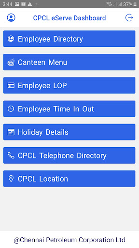 CPCL eSERVE Screen 2