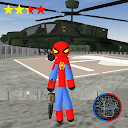 应用程序下载 Flying Stickman Super Rope Hero Gangstar  安装 最新 APK 下载程序