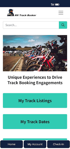 MX Track Organiser Screen 2