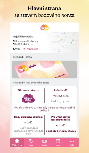 Android application Teta Drogerie CZ screenshort