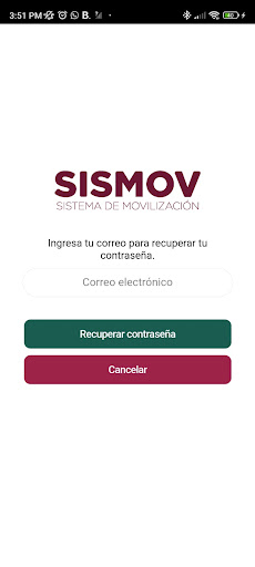 Android application SISMOV screenshort
