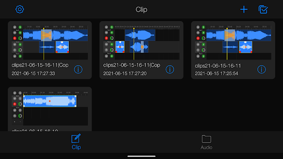 EZAudioCut-MT Audio-Editor Tangkapan layar