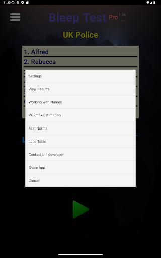 Bleep Test Pro - UK Police screenshot 9