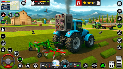 Big Farming Tractor Game 3D screenshot 16